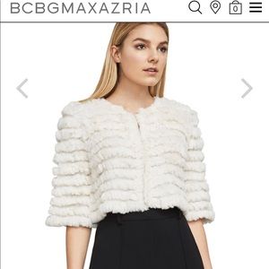 BCBG Maxazria Sophiana Fur Cardigan